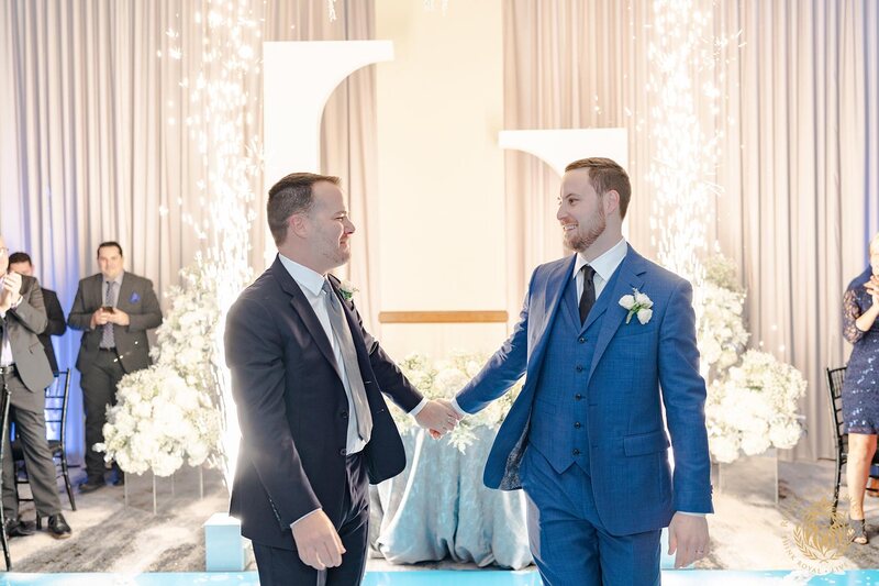 Brian & Matt: Winter Wonderland Wedding at Hotel ZaZa Memorial City