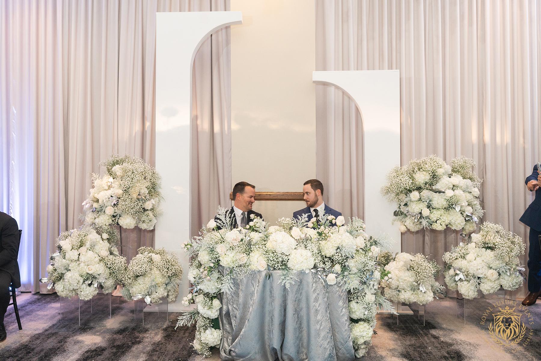 Brian & Matt: Winter Wonderland Wedding at Hotel ZaZa Memorial City