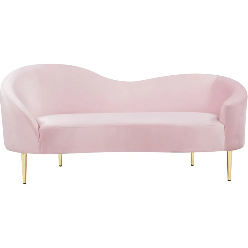 royal luxury events, event rentals, Curved Loveseat