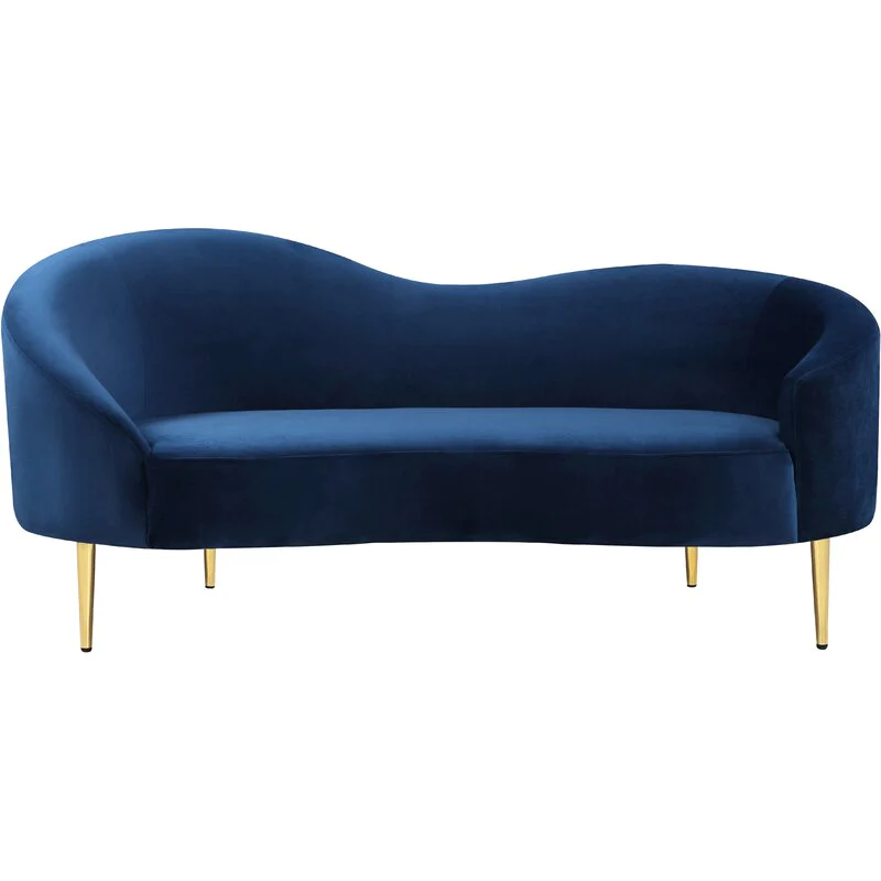 royal luxury events, event rentals, Curved Loveseat