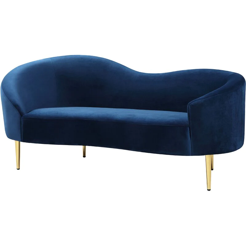 royal luxury events, event rentals, Curved Loveseat