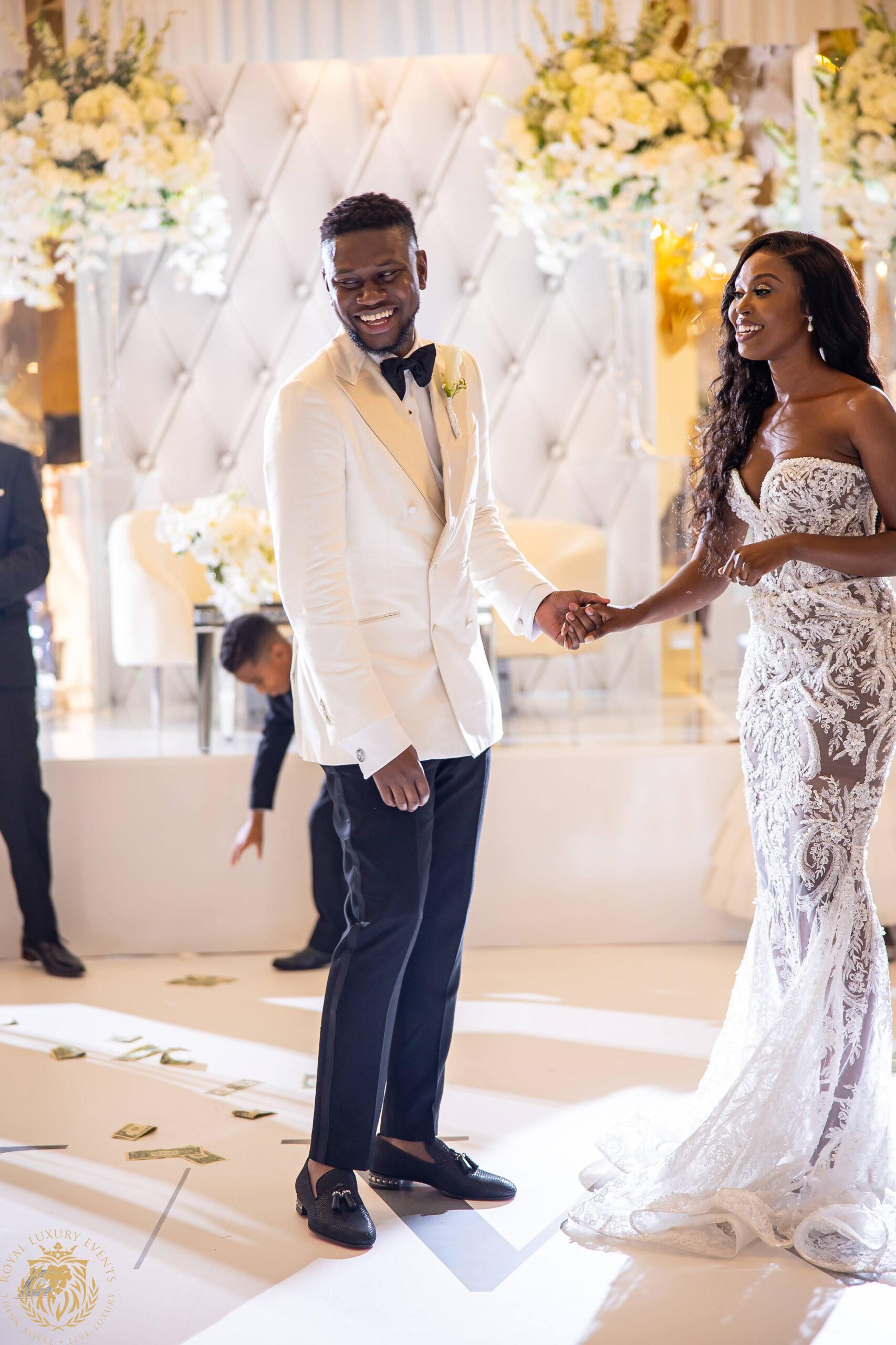 Silver & White Wedding in Dallas, Texas - royal first dance