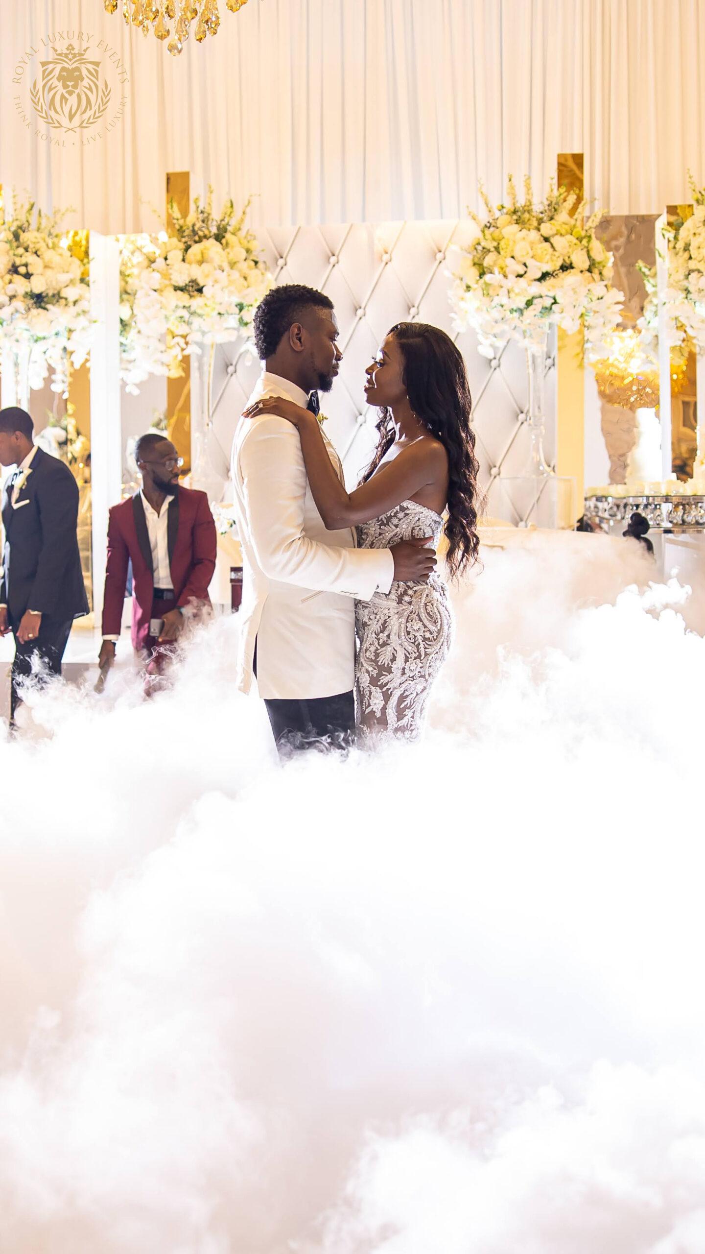 Silver & White Wedding in Dallas, Texas - first dance