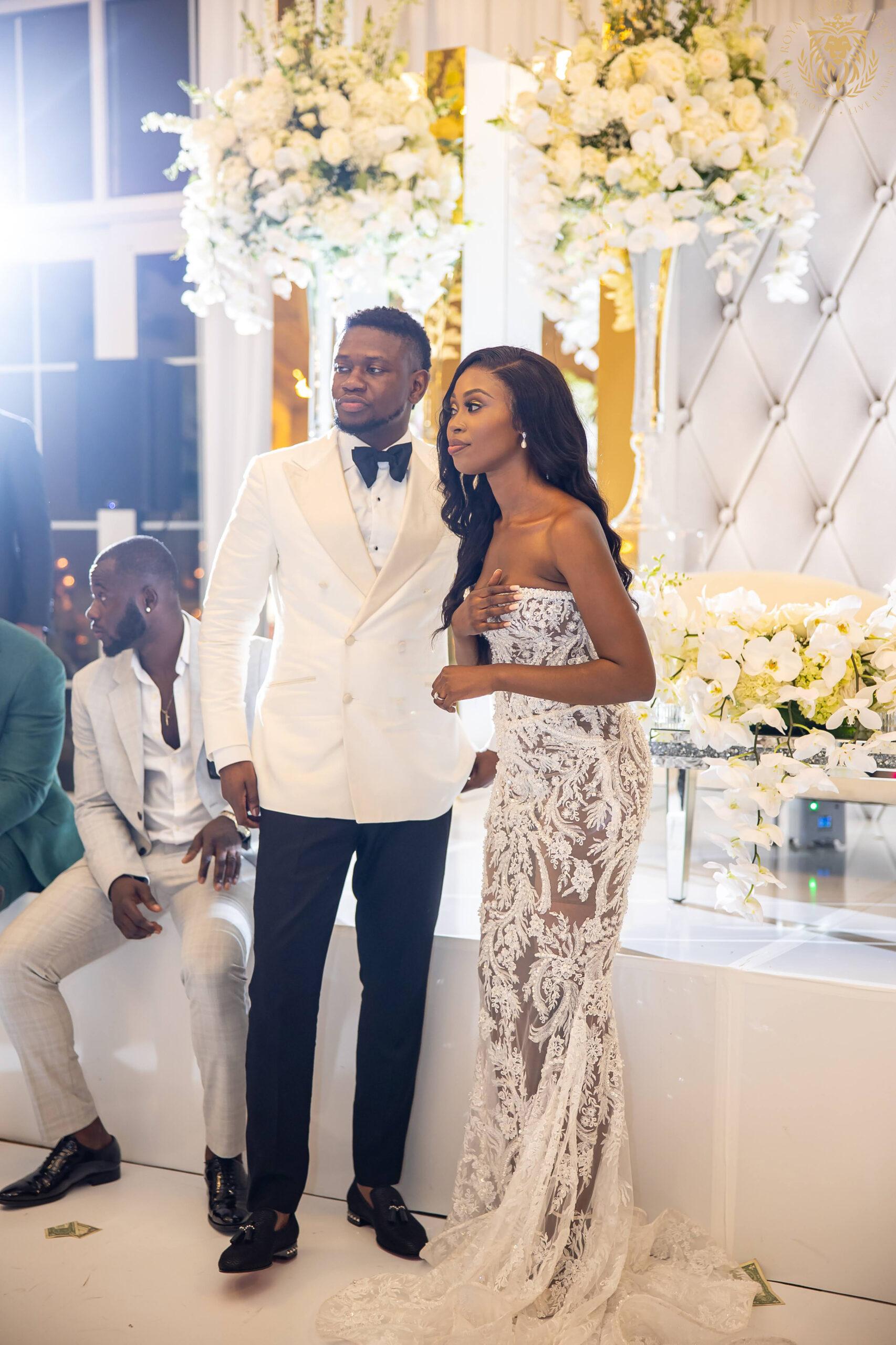 Silver & White Wedding in Dallas, Texas
