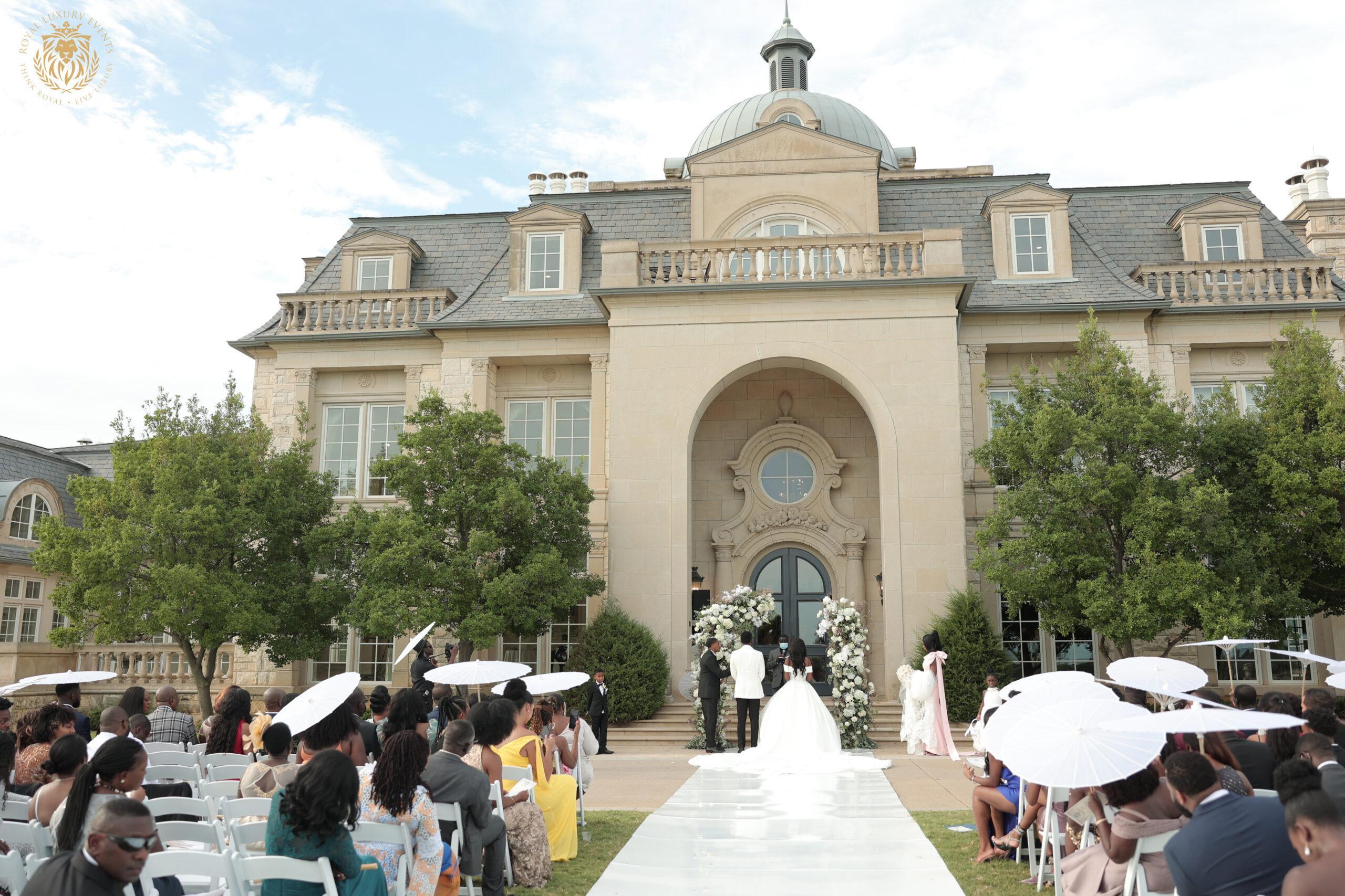 Silver & White Wedding in Dallas, Texas