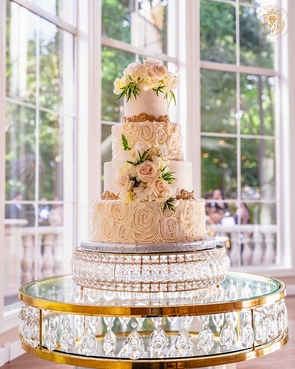 white gold ivory wedding in houston texas - florist - wedding reception decor