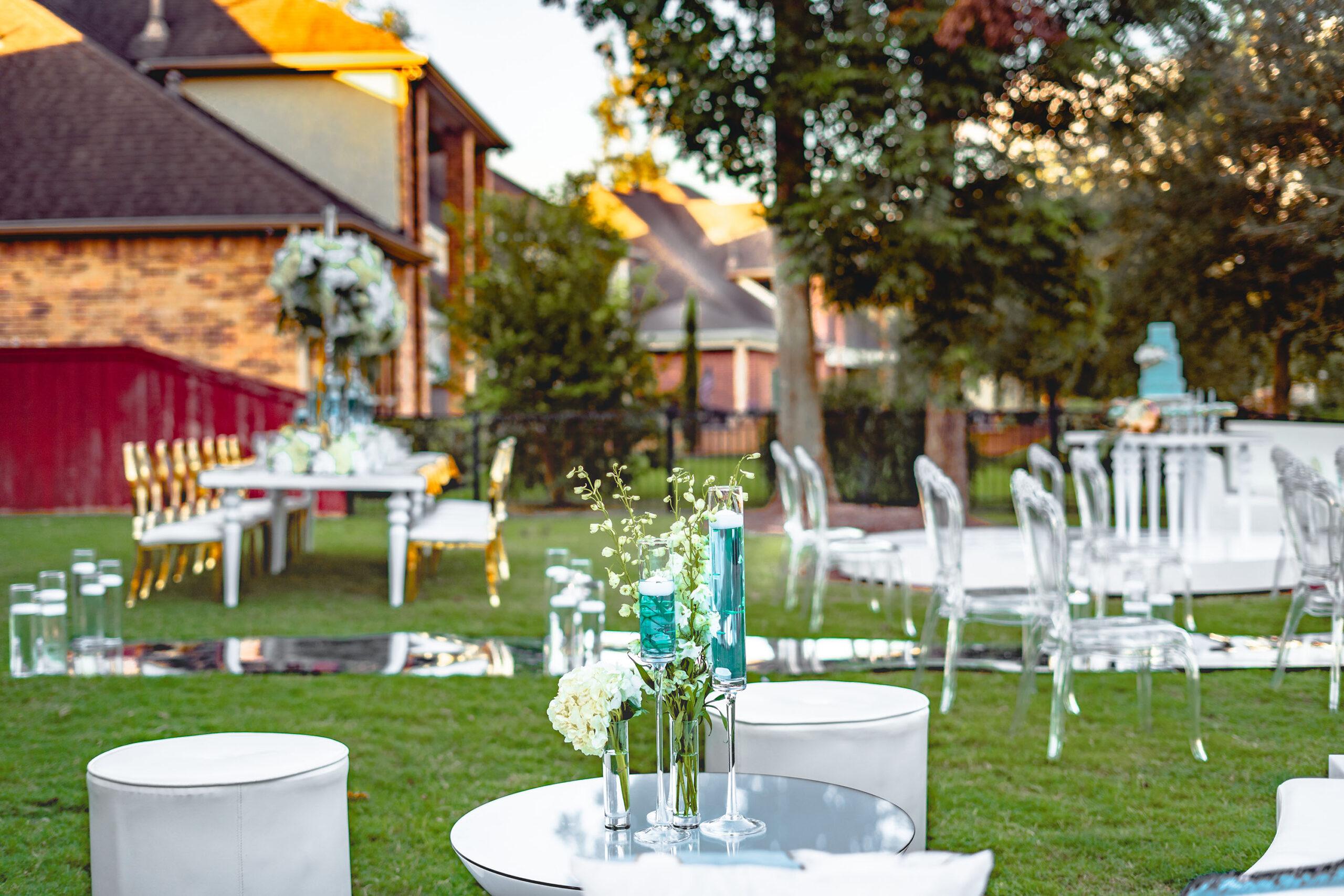 Backyard Styled Shoot - Intimate Wedding - Royal Luxury Events - Decor Rentals