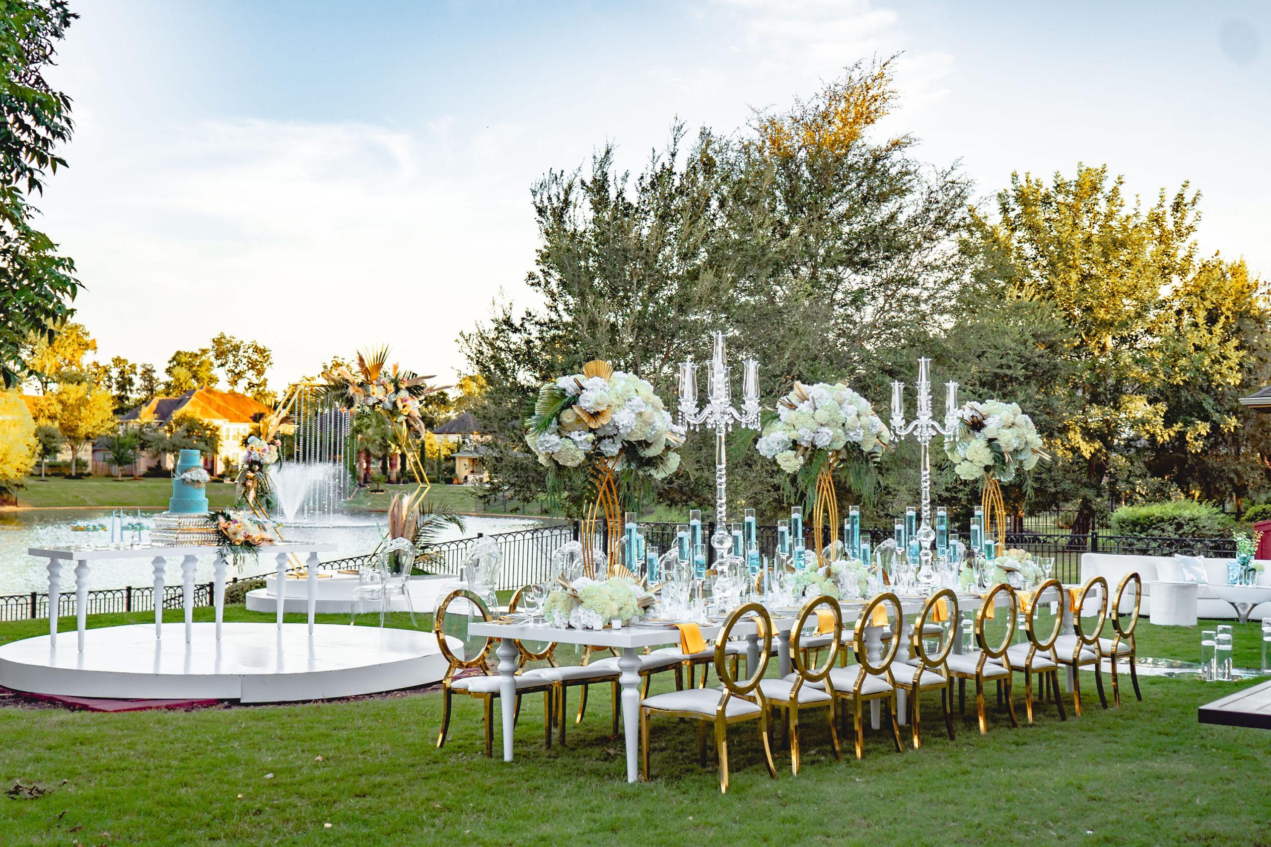 Backyard Styled Shoot - Intimate Wedding - Royal Luxury Events - Decor Rentals