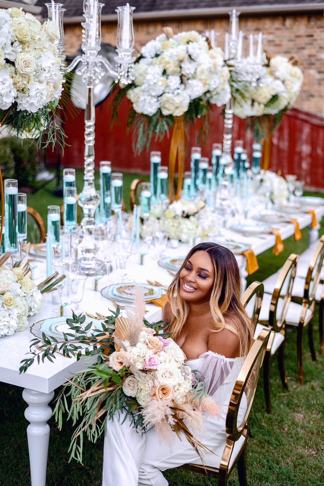 Backyard Styled Shoot - Intimate Wedding - Royal Luxury Events - Decor Rentals