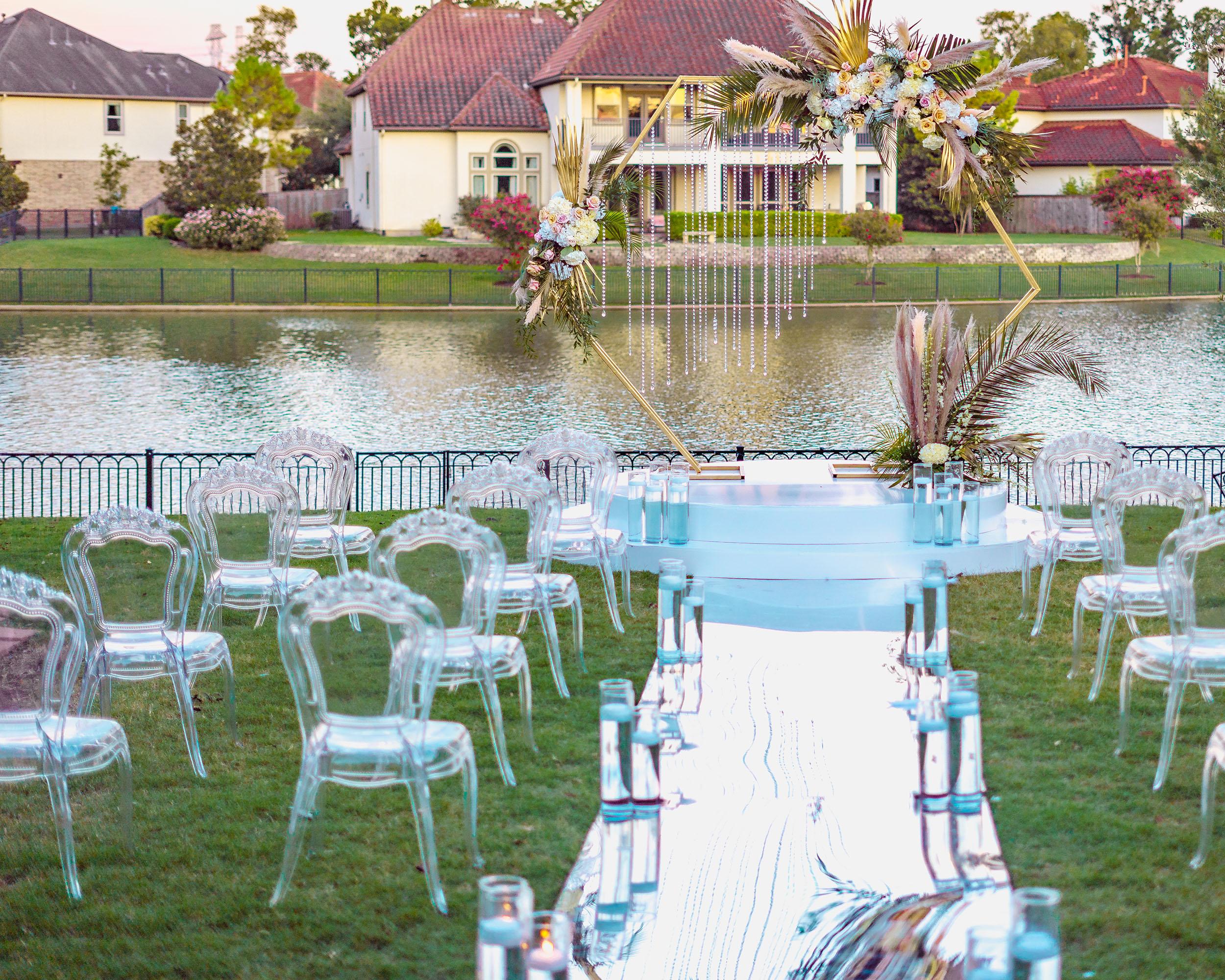 Backyard Styled Shoot - Intimate Wedding - Royal Luxury Events - Decor Rentals