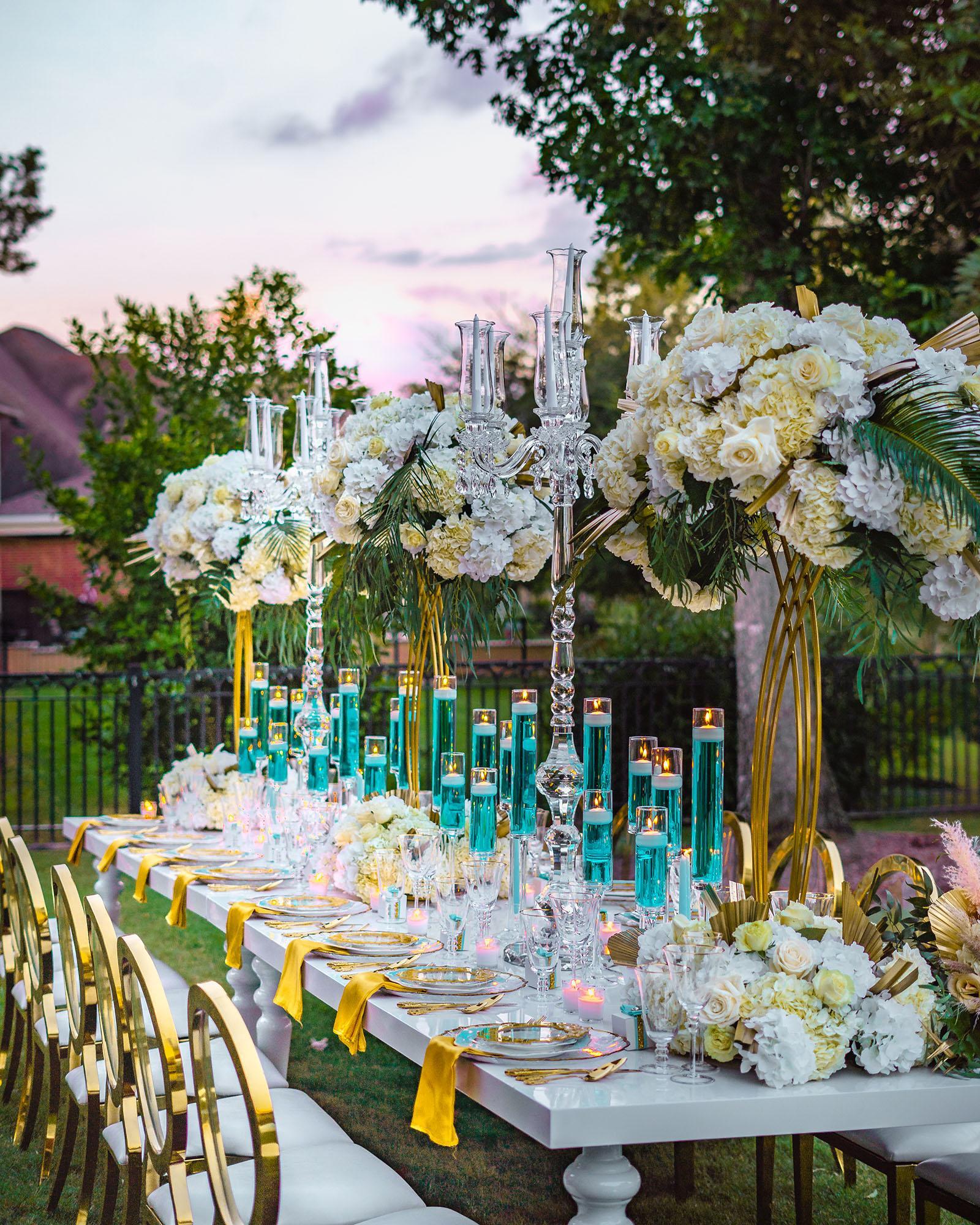 Backyard Styled Shoot - Intimate Wedding - Royal Luxury Events - Decor Rentals