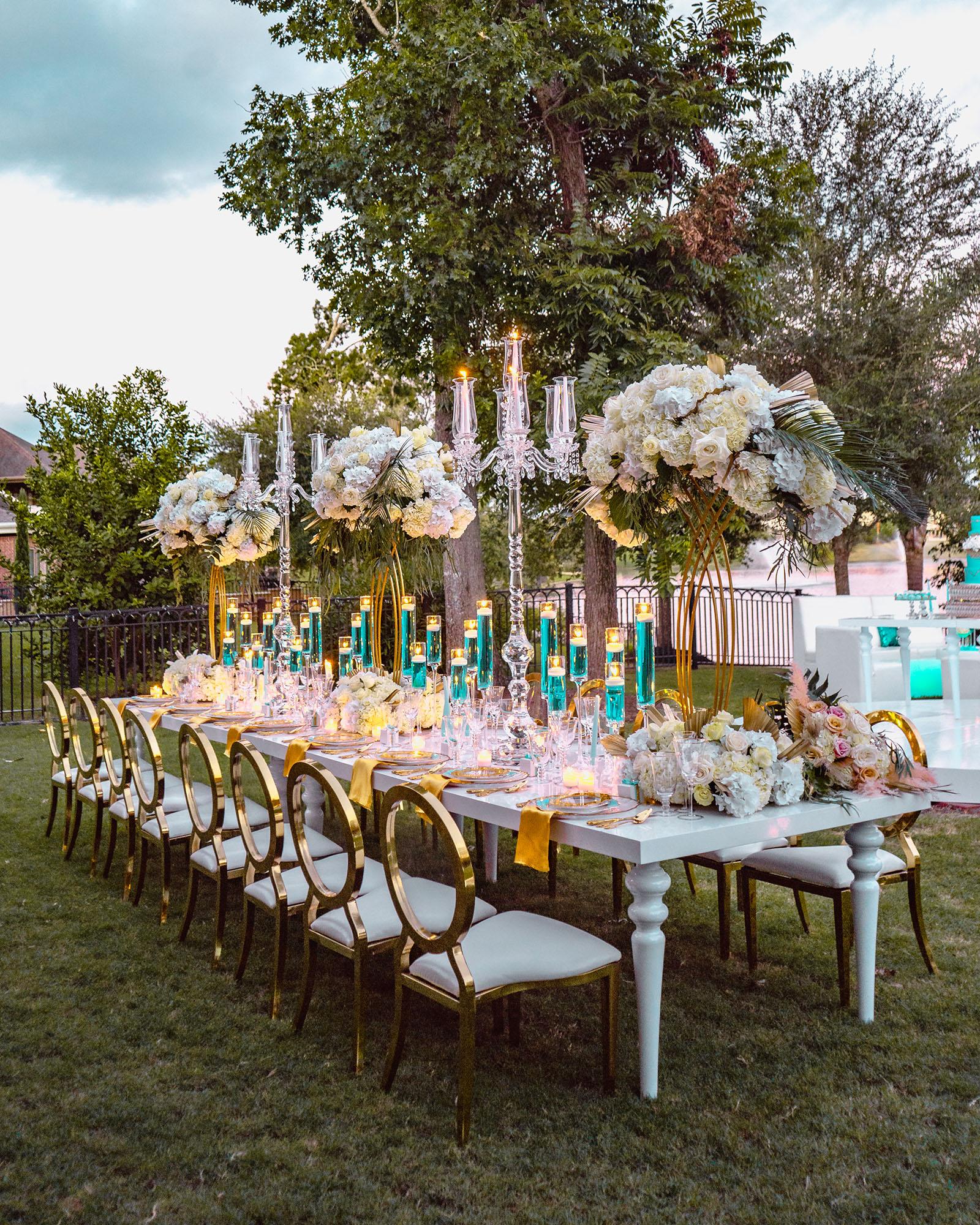 Backyard Styled Shoot - Intimate Wedding - Royal Luxury Events - Decor Rentals