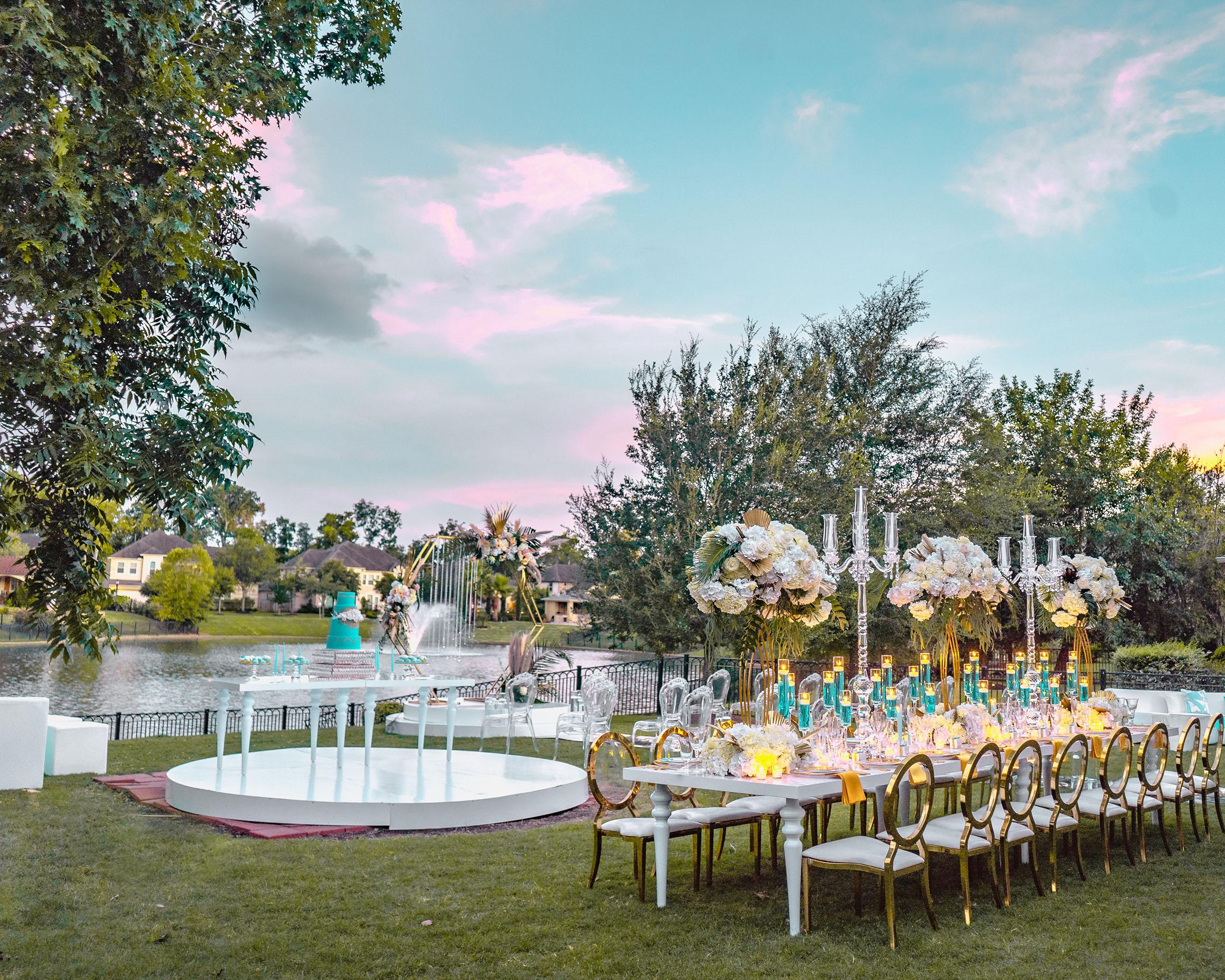 Backyard Styled Shoot - Intimate Wedding - Royal Luxury Events - Decor Rentals