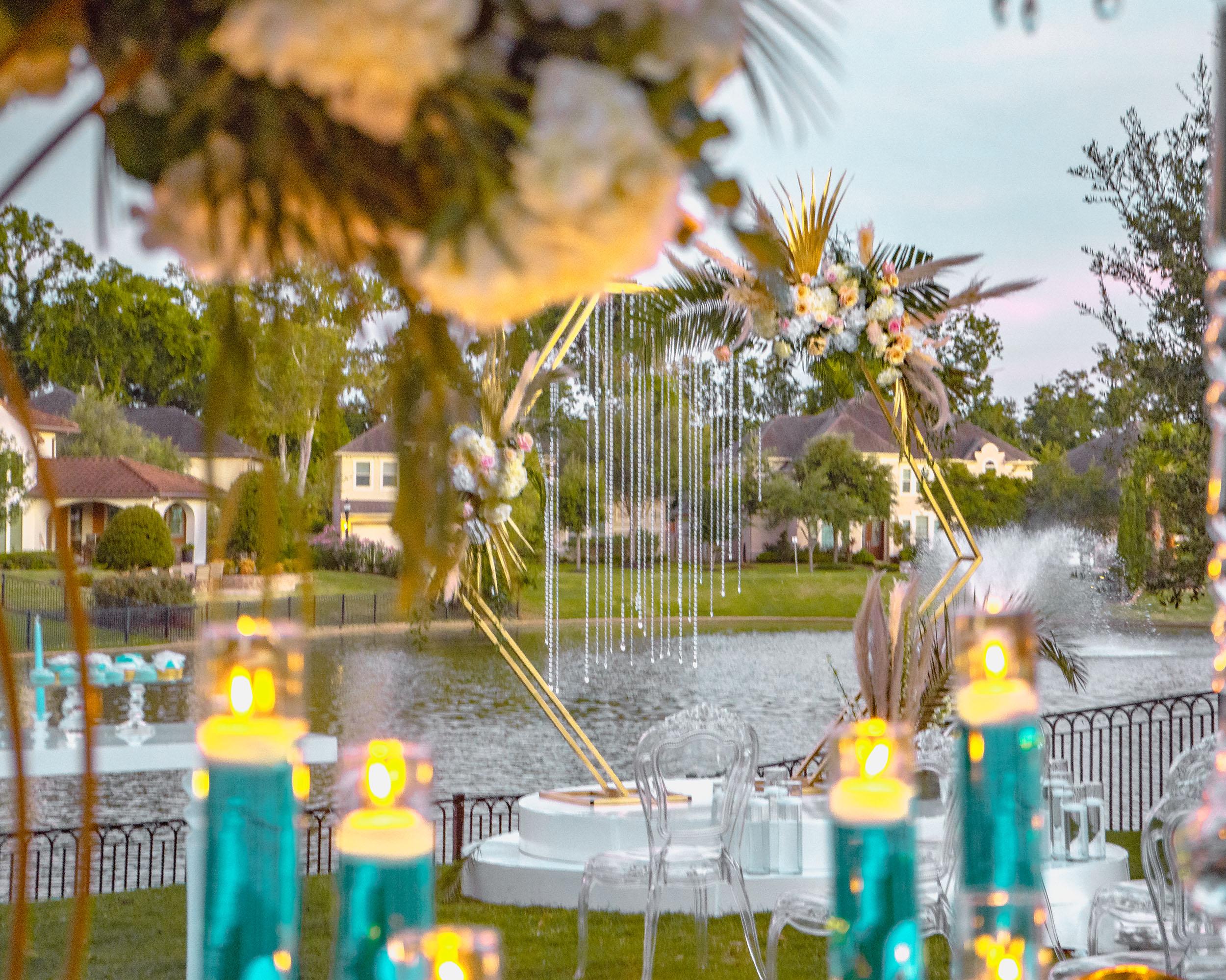 Backyard Styled Shoot - Intimate Wedding - Royal Luxury Events - Decor Rentals
