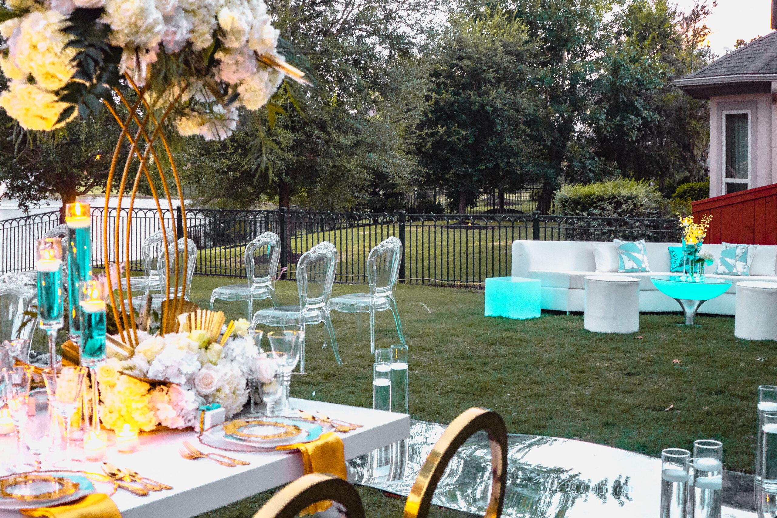 Backyard Styled Shoot - Intimate Wedding - Royal Luxury Events - Decor Rentals