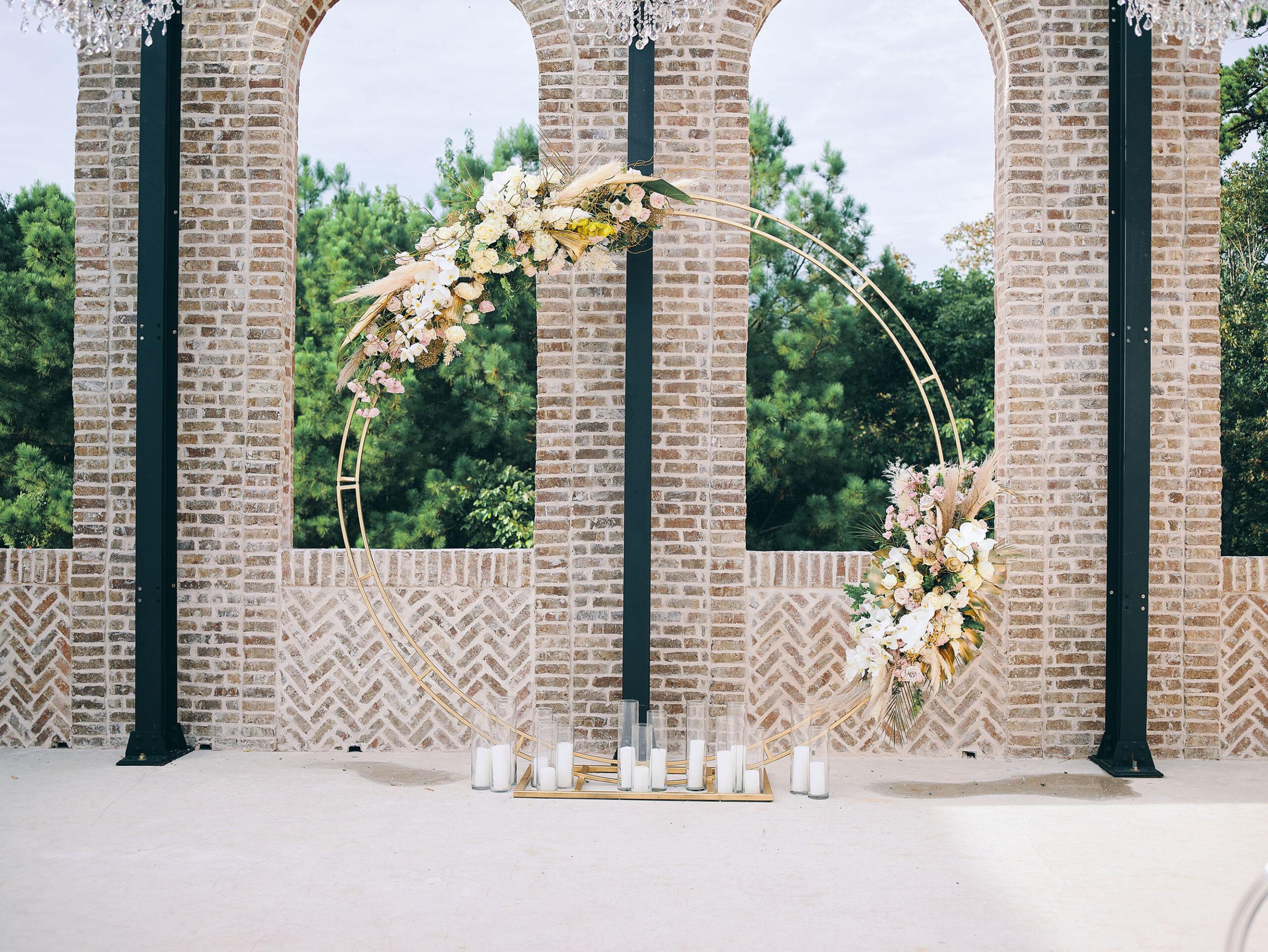 outdoor wedding ceremony decor