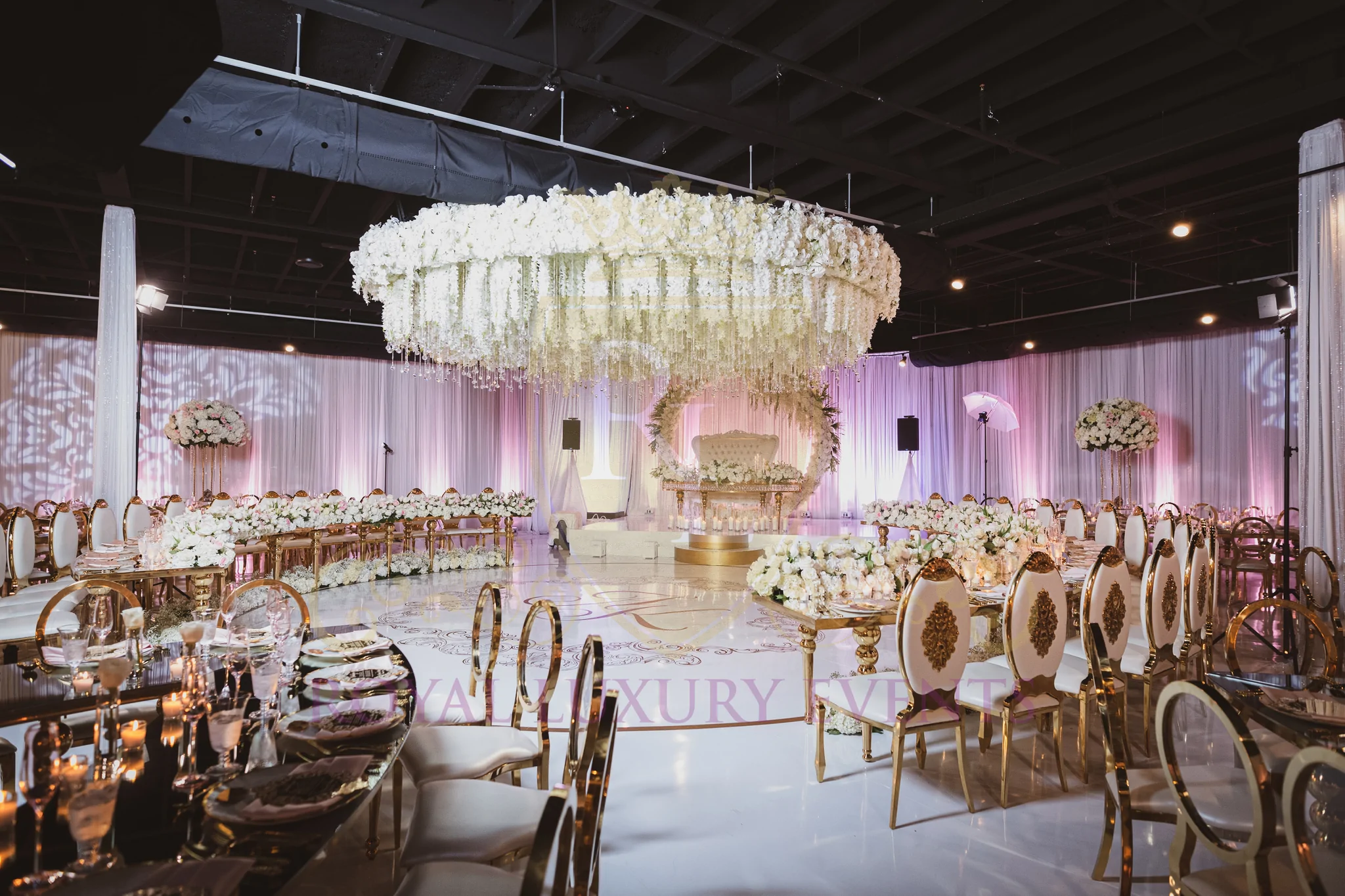 View this stunning teardrop table rental from Royal Luxury Events in Houston, Texas, perfect for any event or wedding.