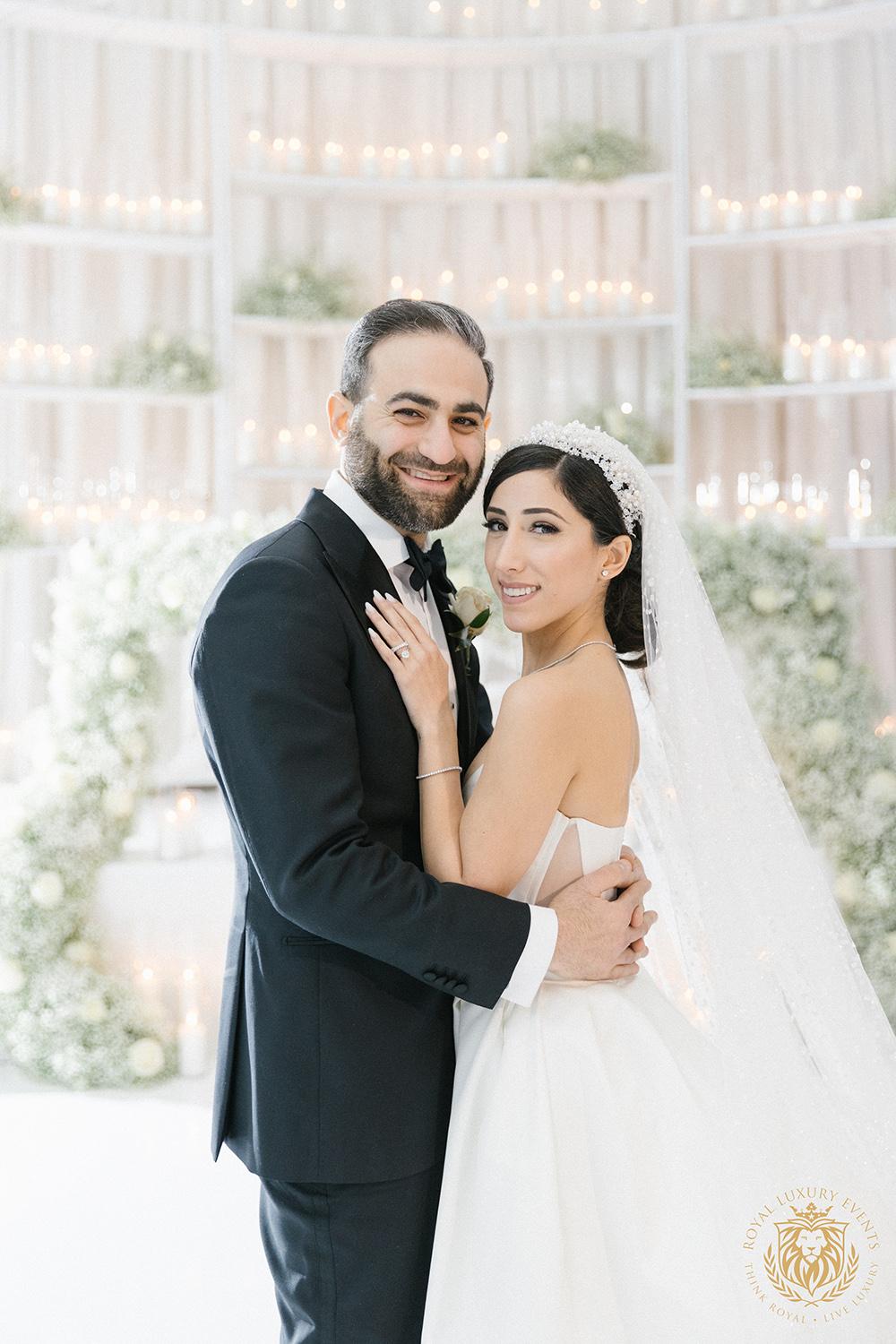 wedding reception decor houston - babys breath