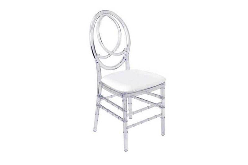 Infinity Ghost Chair, Clear Infinity Chair, Unique Design