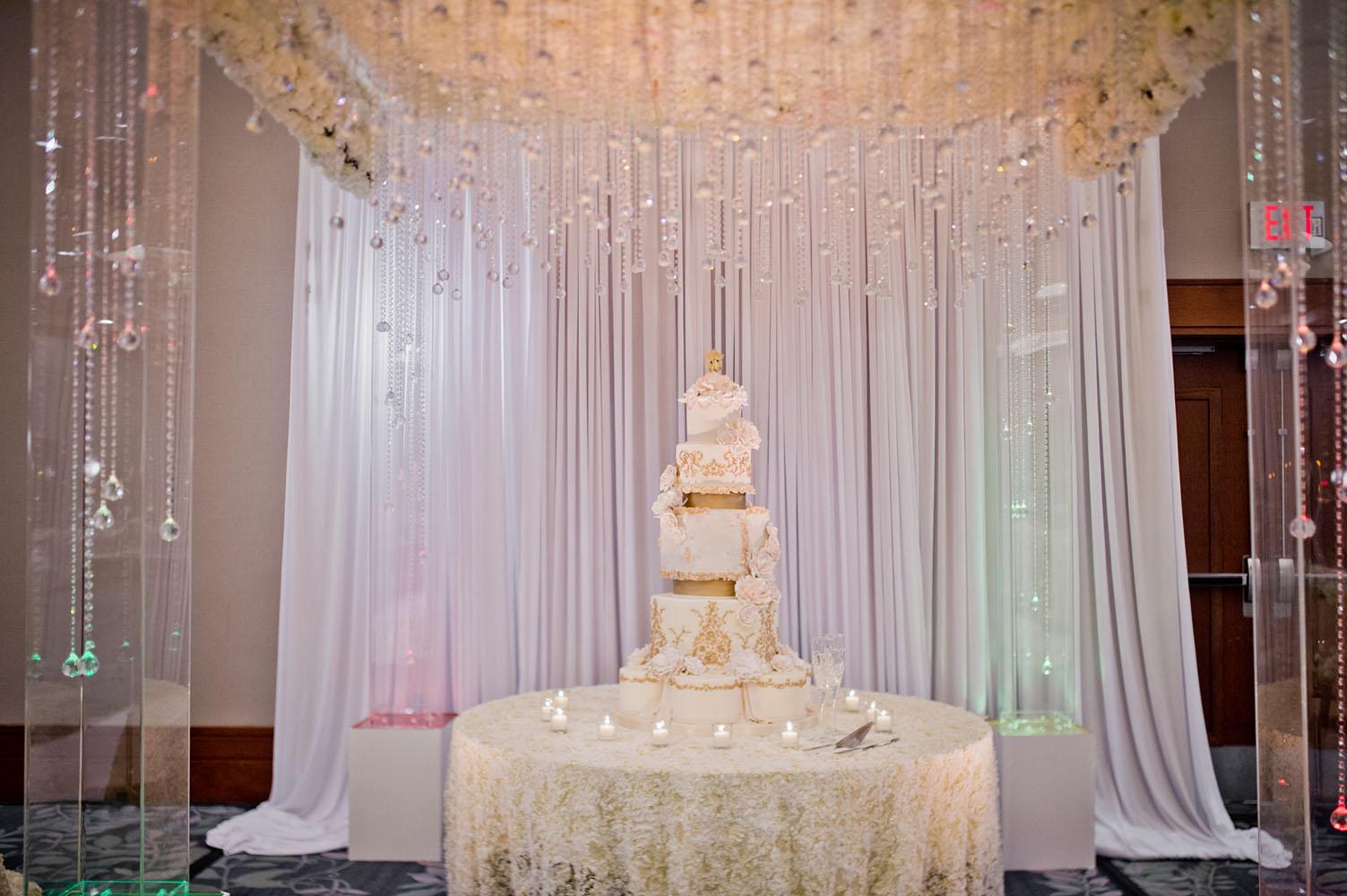 wedding reception decor - westin memorial - royal luxury - wedding rentals