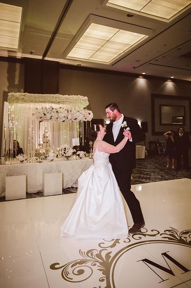 wedding reception decor - westin memorial - royal luxury - wedding rentals
