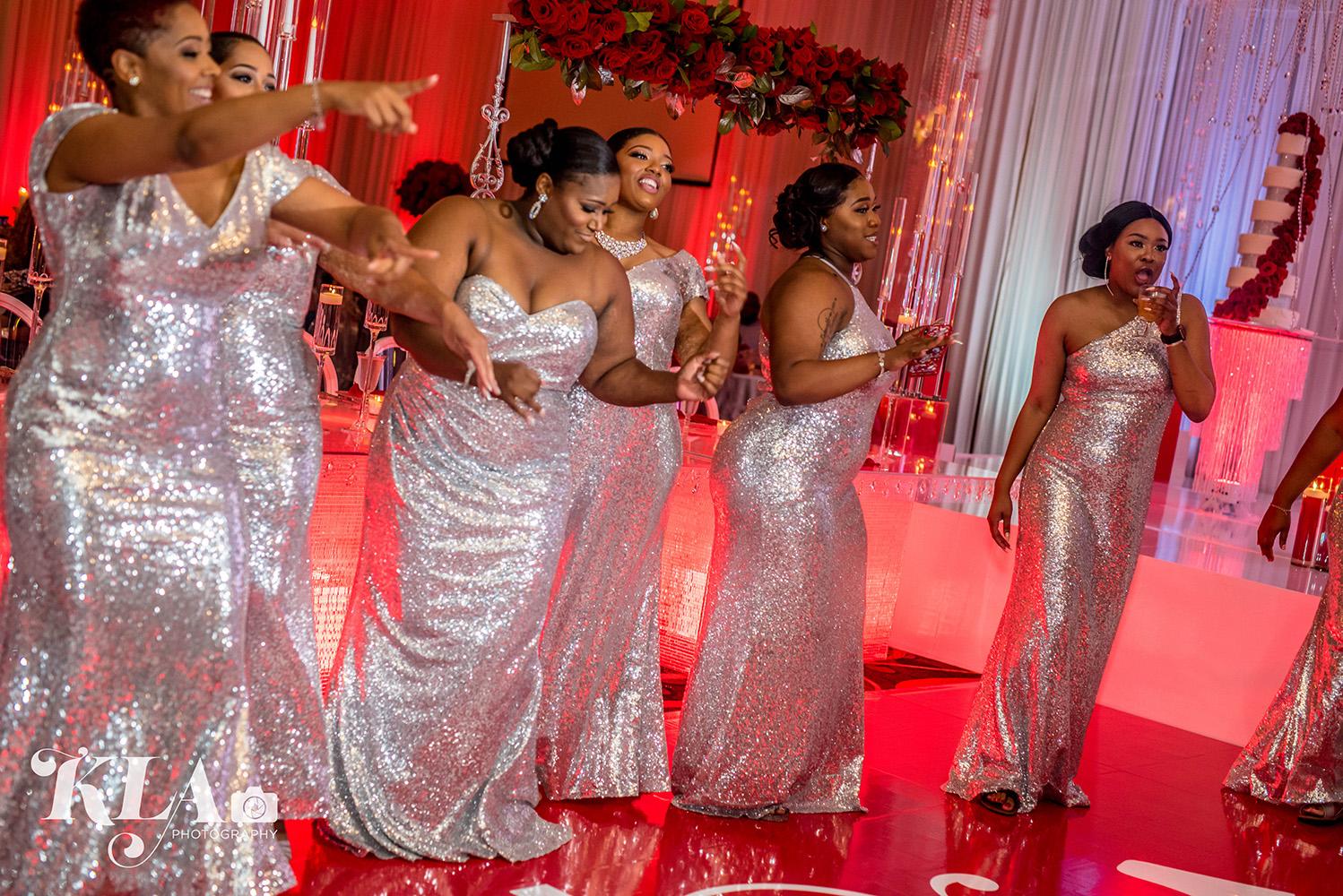 red wedding - luxury - crystal table - white chairs - ghost chairs - rentals in houston - royal luxury