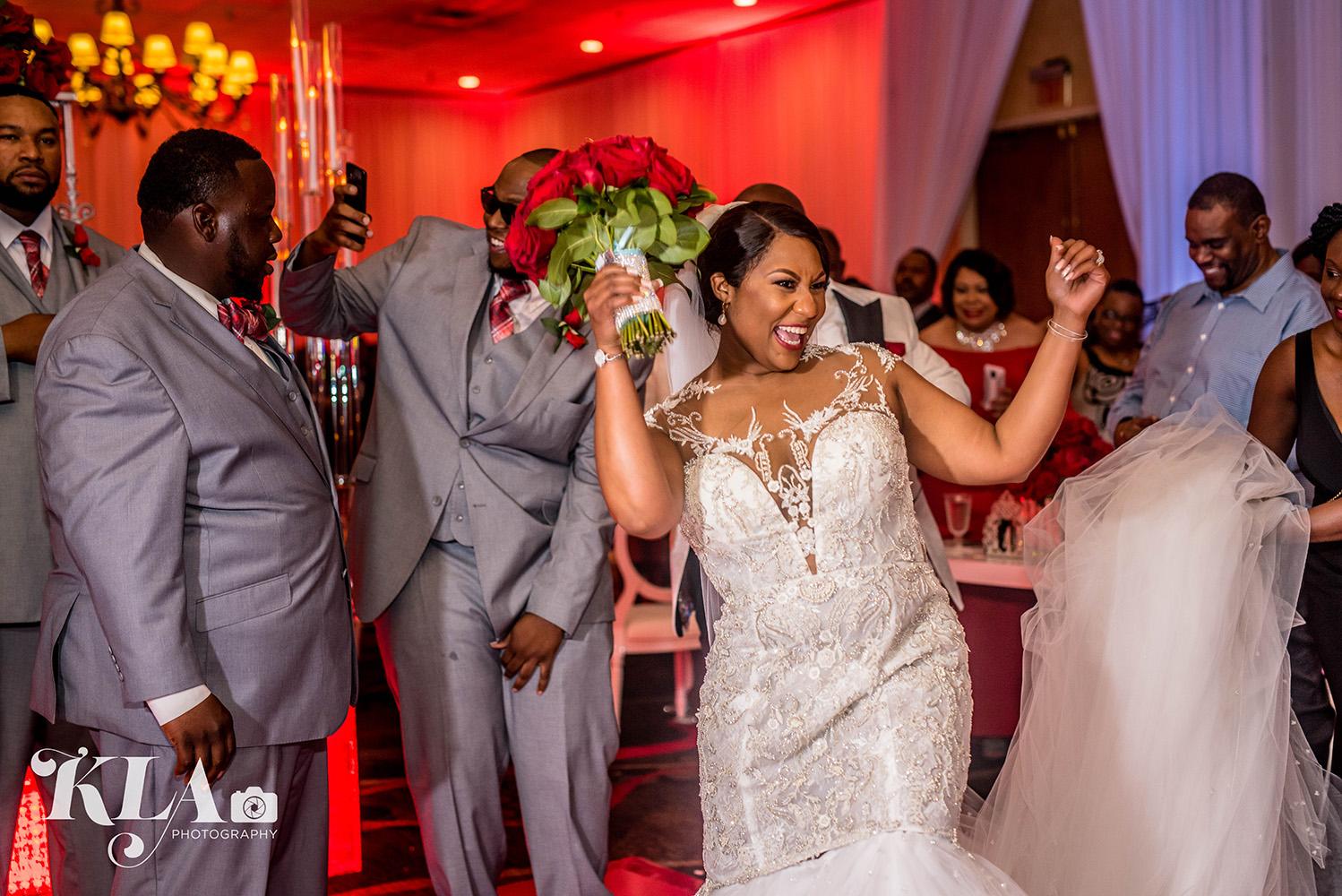 red wedding - luxury - crystal table - white chairs - ghost chairs - rentals in houston - royal luxury
