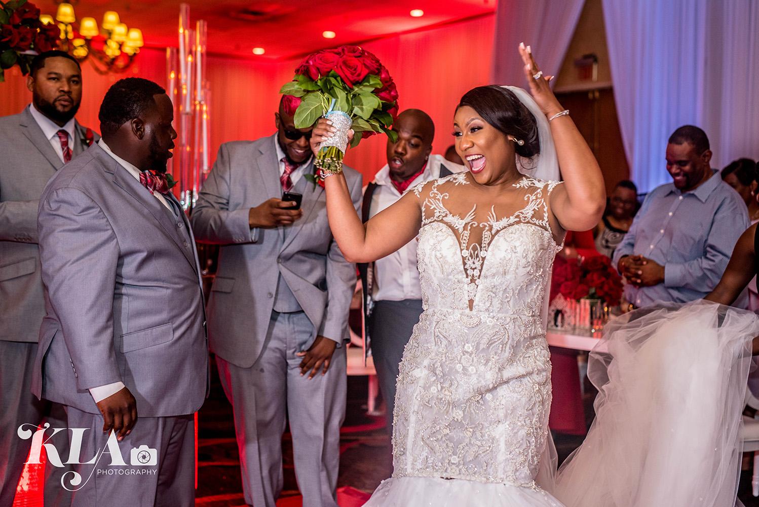 red wedding - luxury - crystal table - white chairs - ghost chairs - rentals in houston - royal luxury