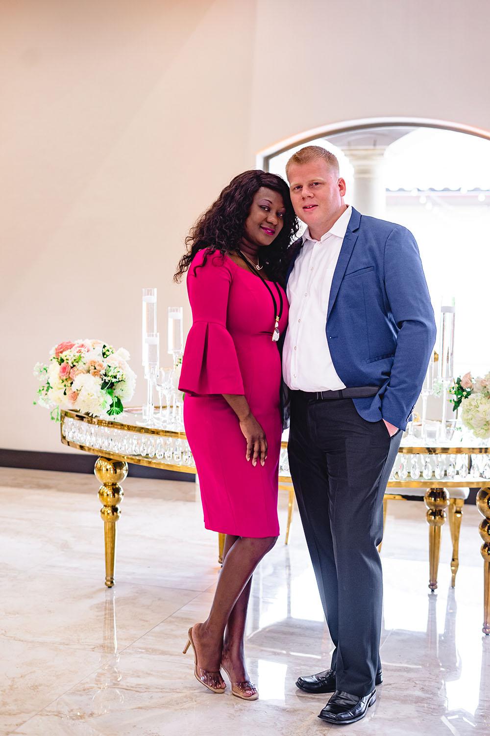 elegant and luxurious decor for Palm Royal Villa’s Grand Opening Open House in Katy, Texas. We showcased a variety of wedding decor ideas including our luxury chairs, crystal tables, elegant charger plates, tableware
