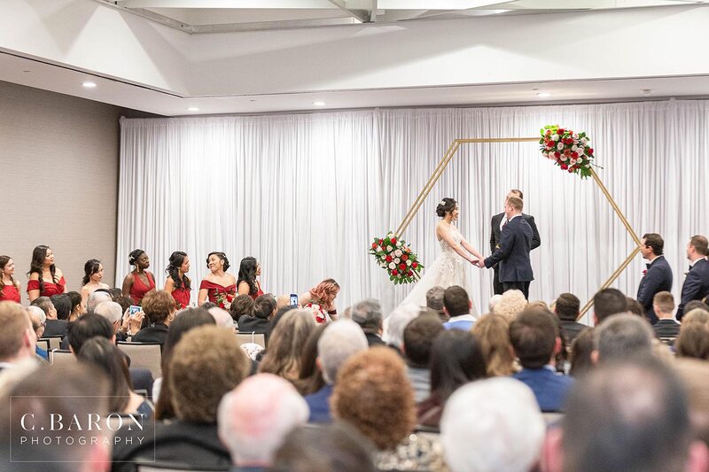 valentines day wedding at westin medical center by royal luxury events