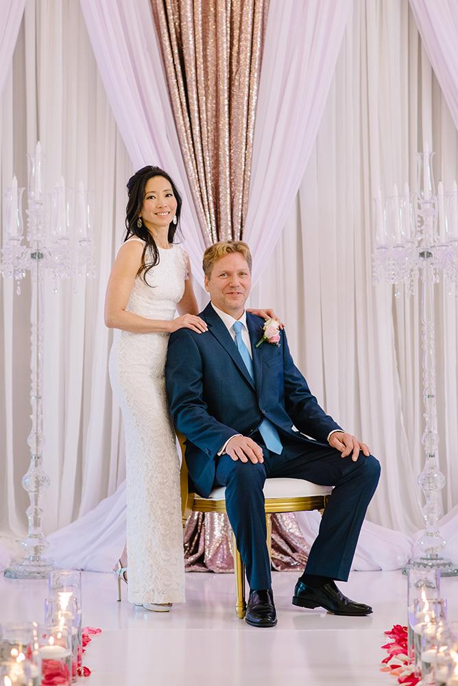 gold wedding decor - houston - brennans - rentals - florist