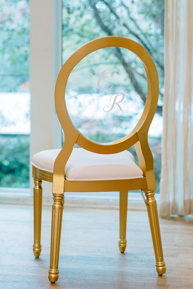 gold wedding decor - houston - brennans - rentals - florist