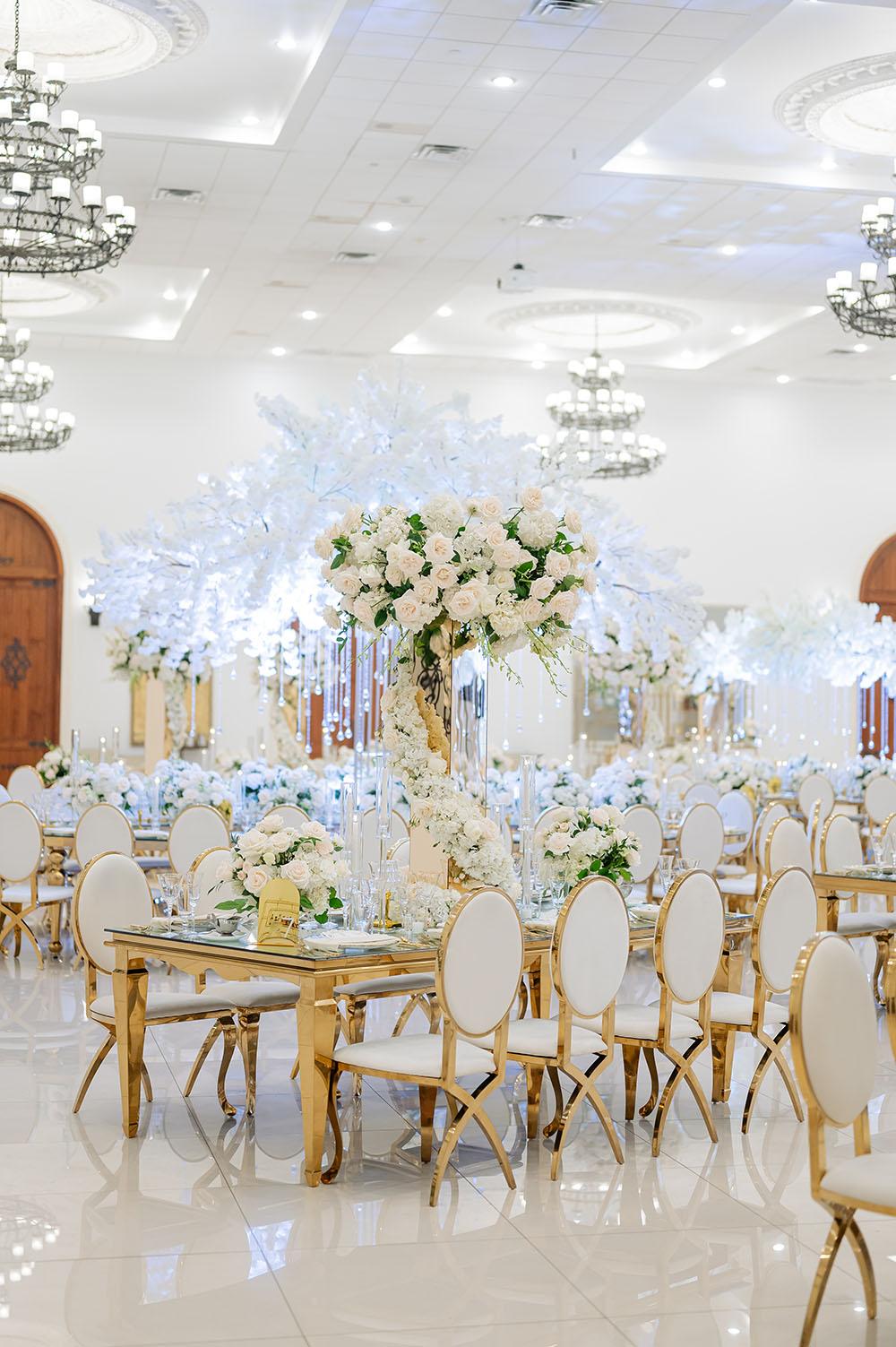 wedding at the citadel houston - ceiling decor - ceremony decor - florist
