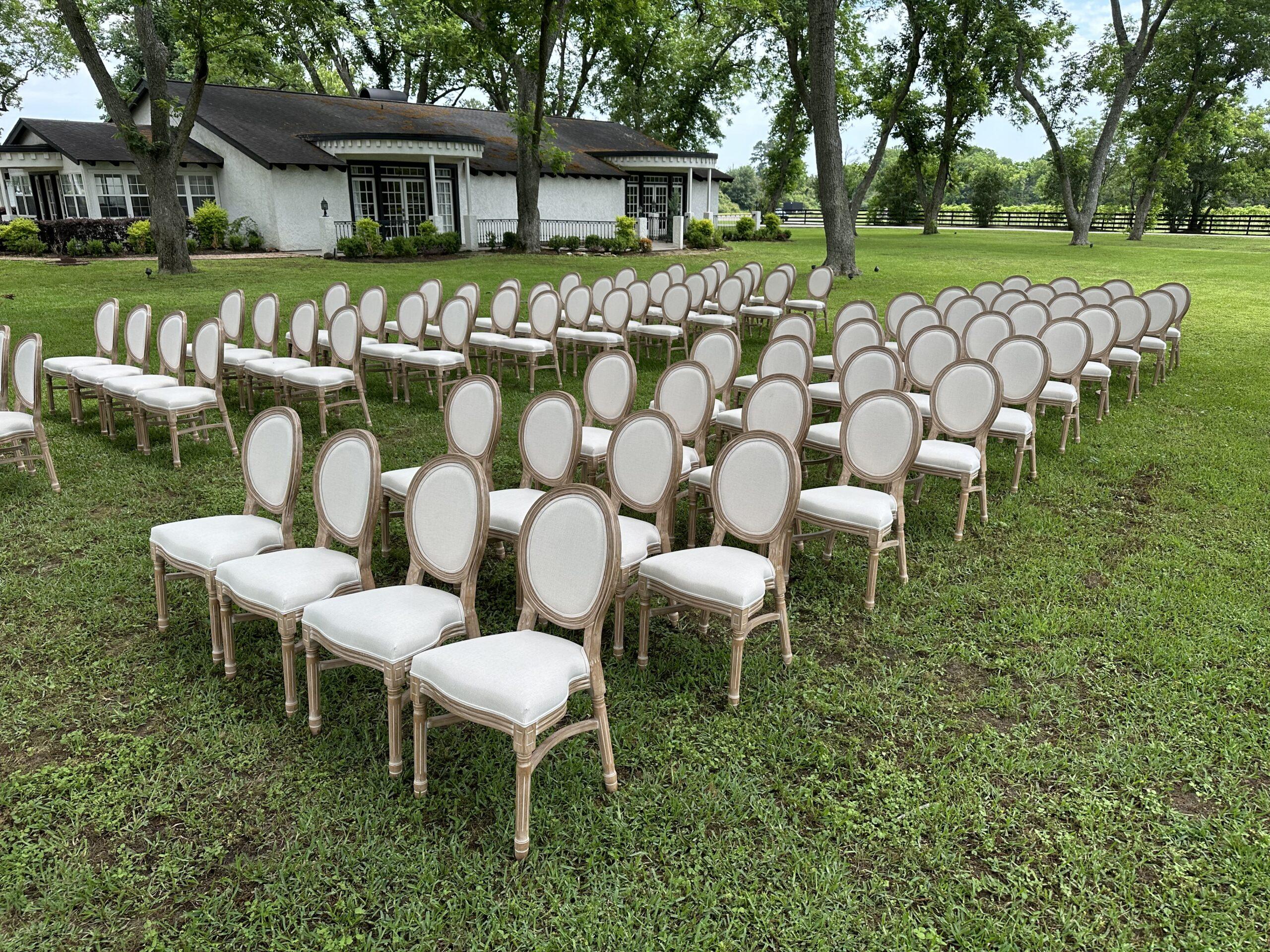 Wooden Rustic Farm Louis Chair