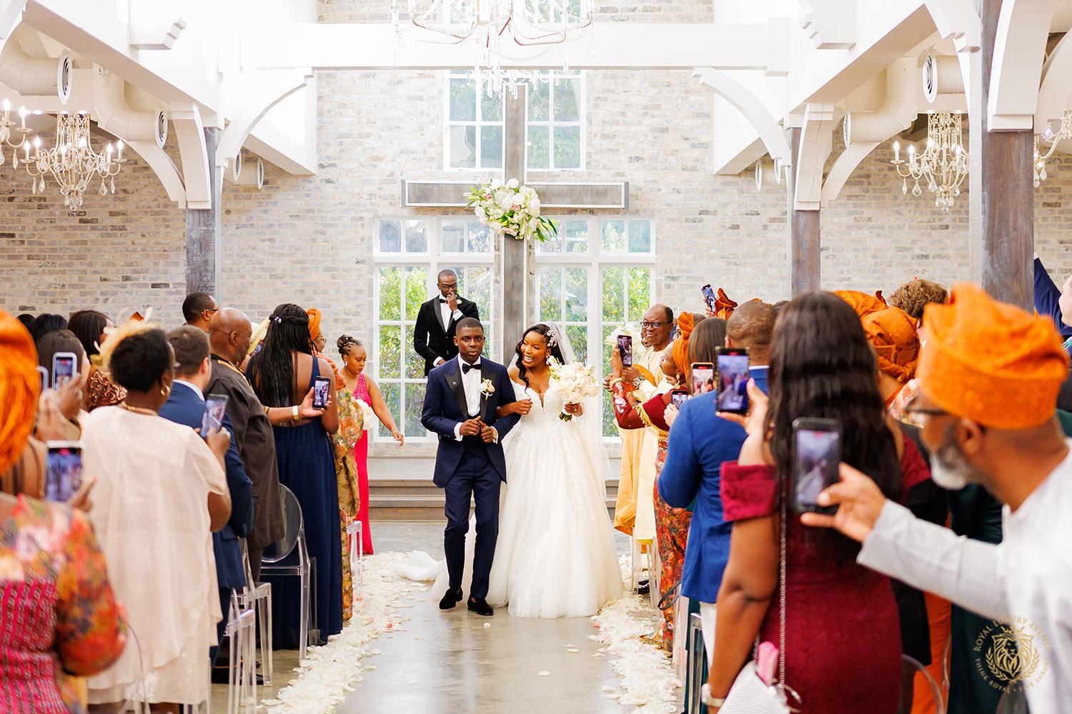 wedding ceremony - church ceremony decor - houston wedding