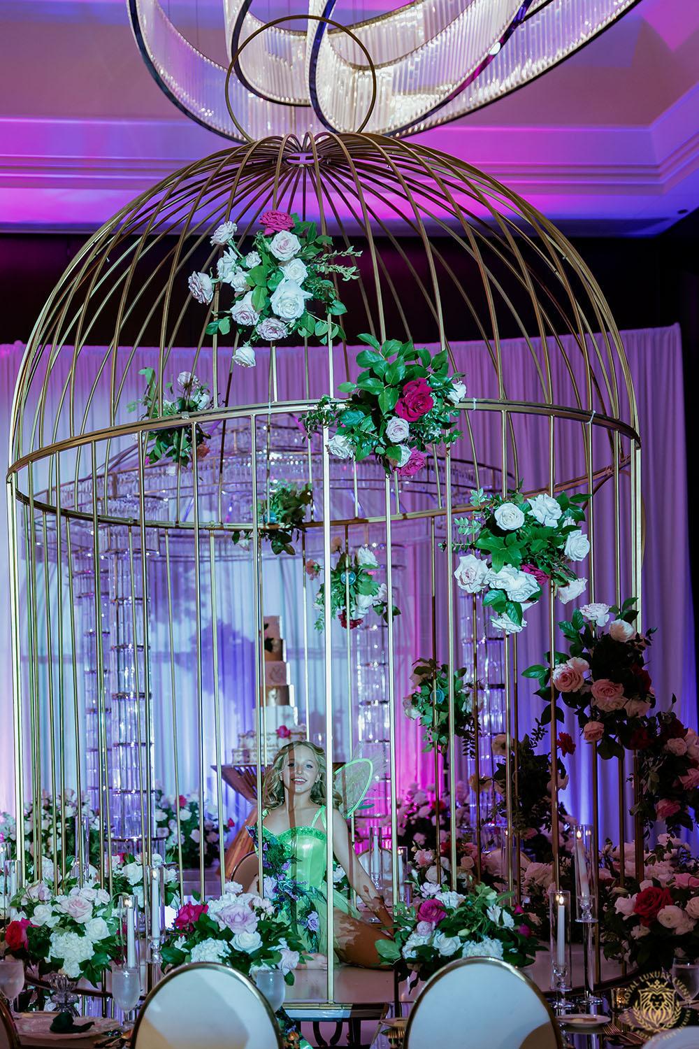 floral designer in houston - ivory flowers - pink flowers - floral runner