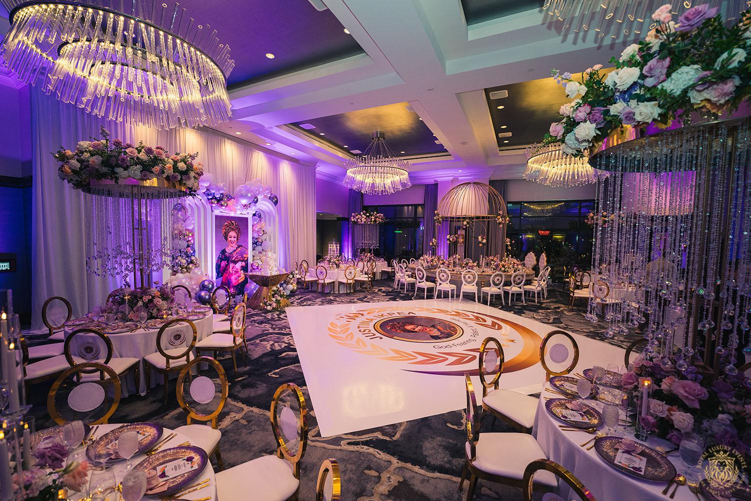 upscale birthday decor - luxury houston events - post oak hotel - houston floral designer