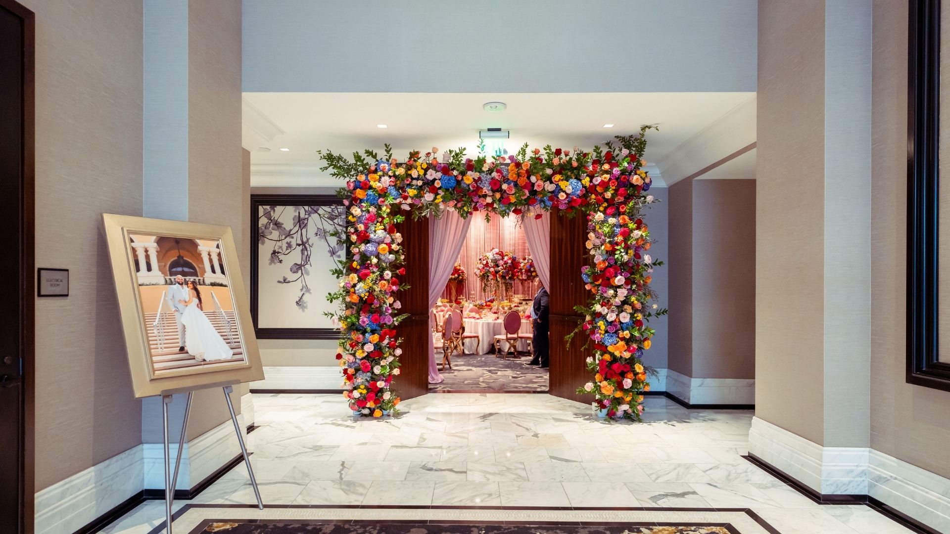 Nadine’s Bridal Shower: Modern Pink, Fuchsia, and Bold Floral Design