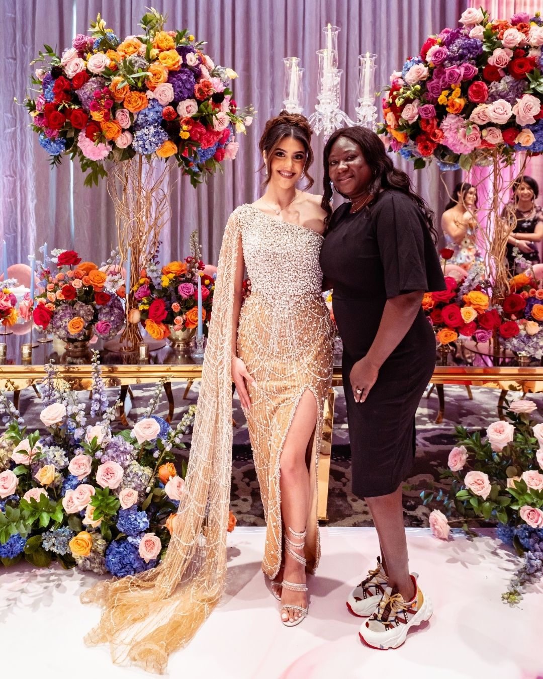Nadine’s Bridal Shower: Modern Pink, Fuchsia, and Bold Floral Design