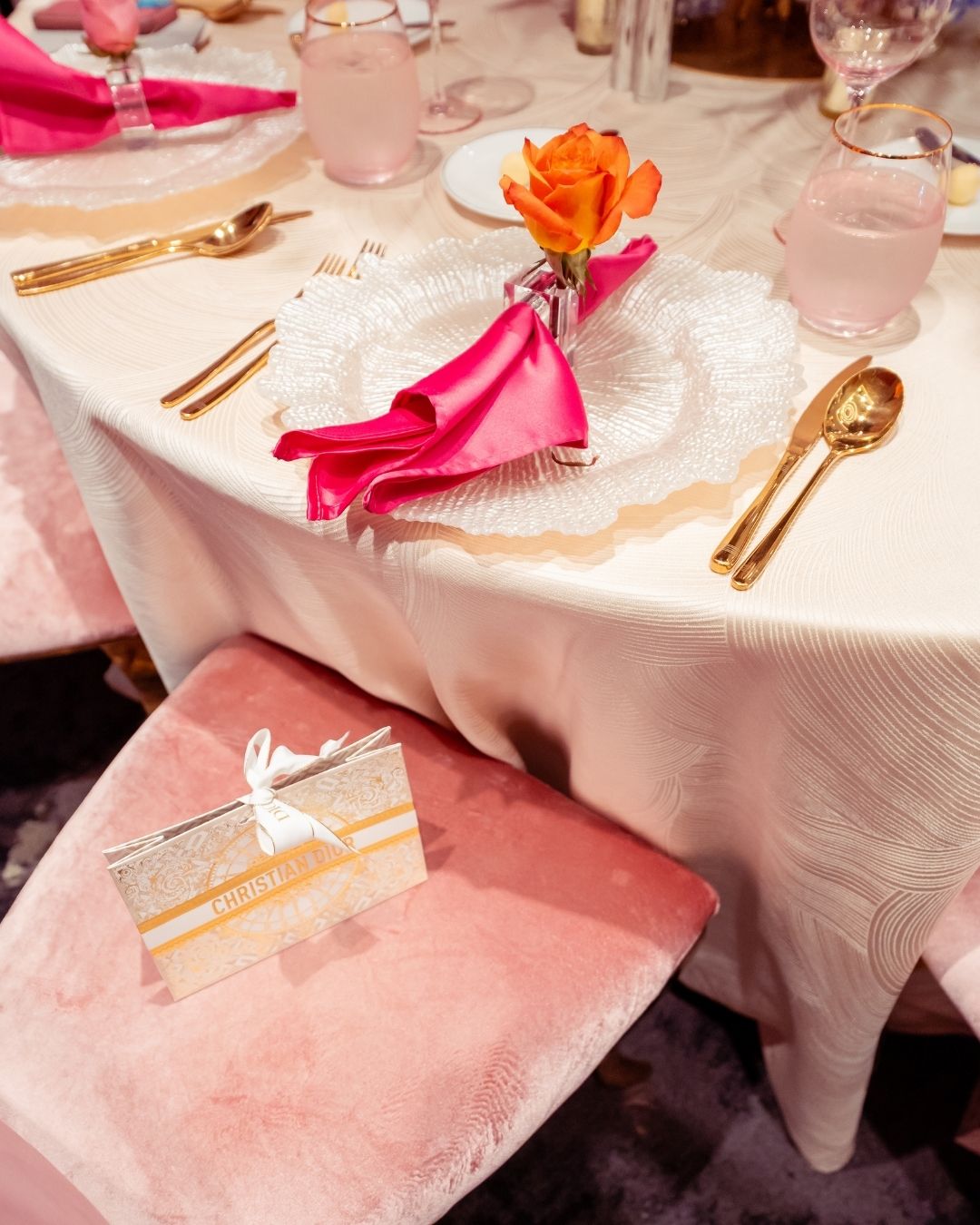 Nadine’s Bridal Shower: Modern Pink, Fuchsia, and Bold Floral Design