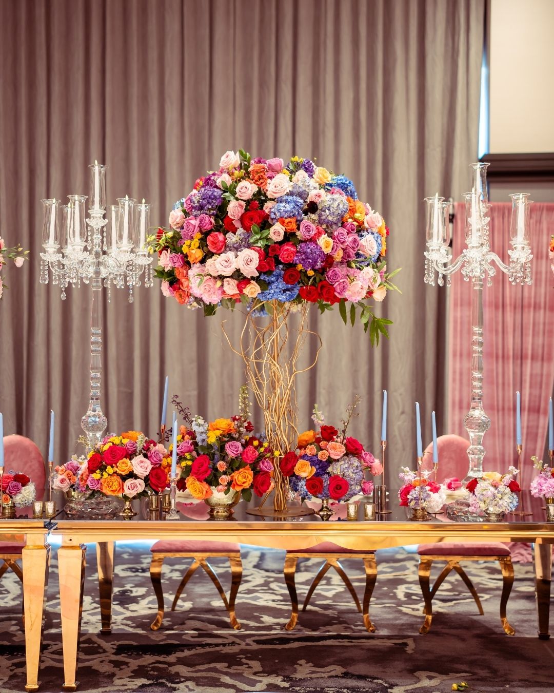Nadine’s Bridal Shower: Modern Pink, Fuchsia, and Bold Floral Design