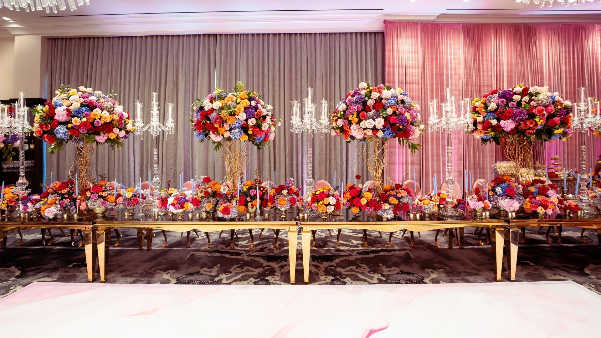 Nadine’s Bridal Shower: Modern Pink, Fuchsia, and Bold Floral Design