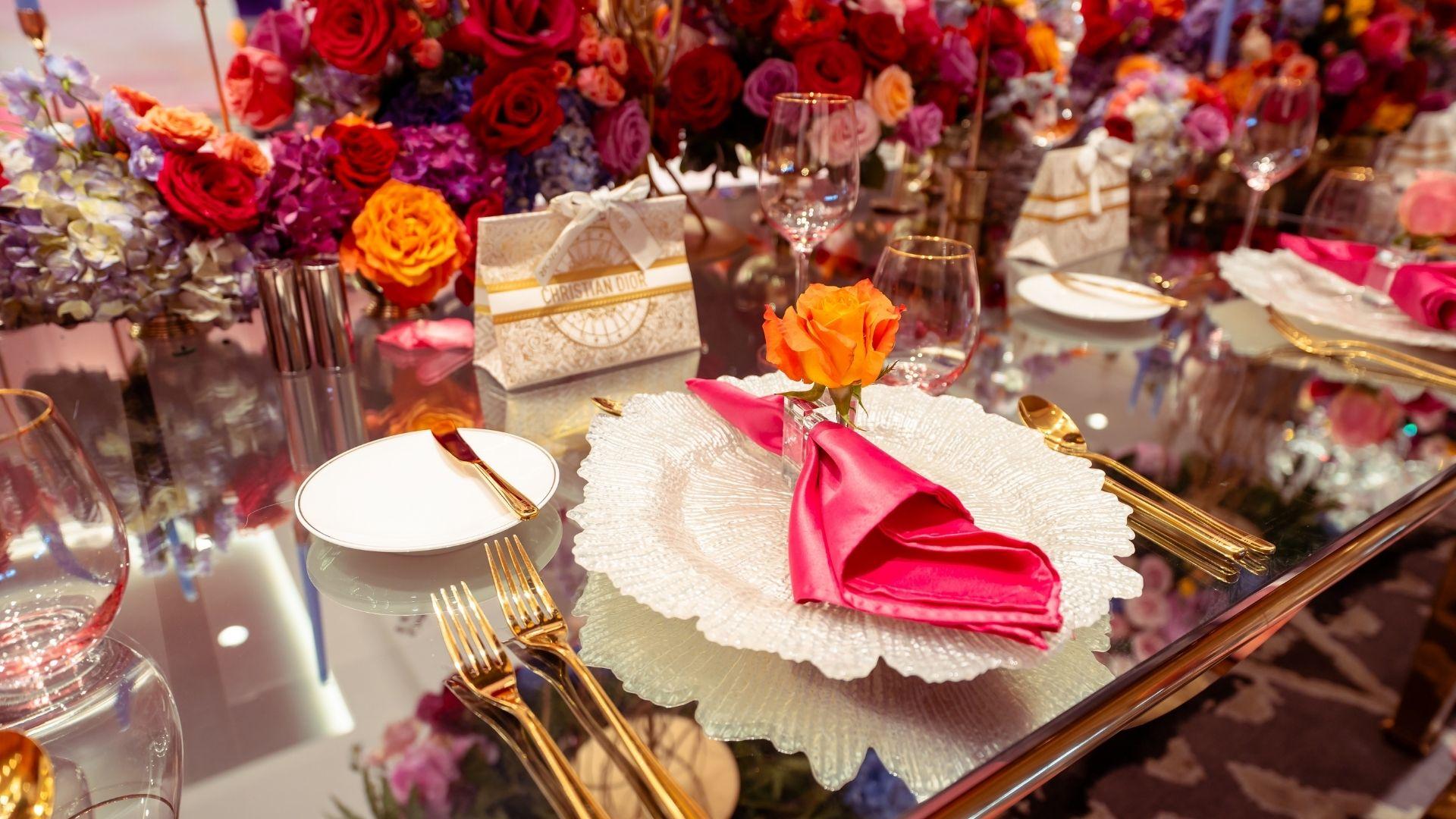 Nadine’s Bridal Shower: Modern Pink, Fuchsia, and Bold Floral Design