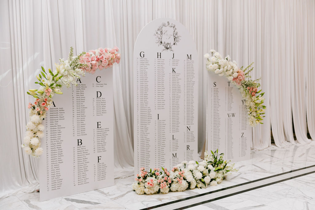 Elaine & Fadi’s Romantic White Wedding with Lush Florals