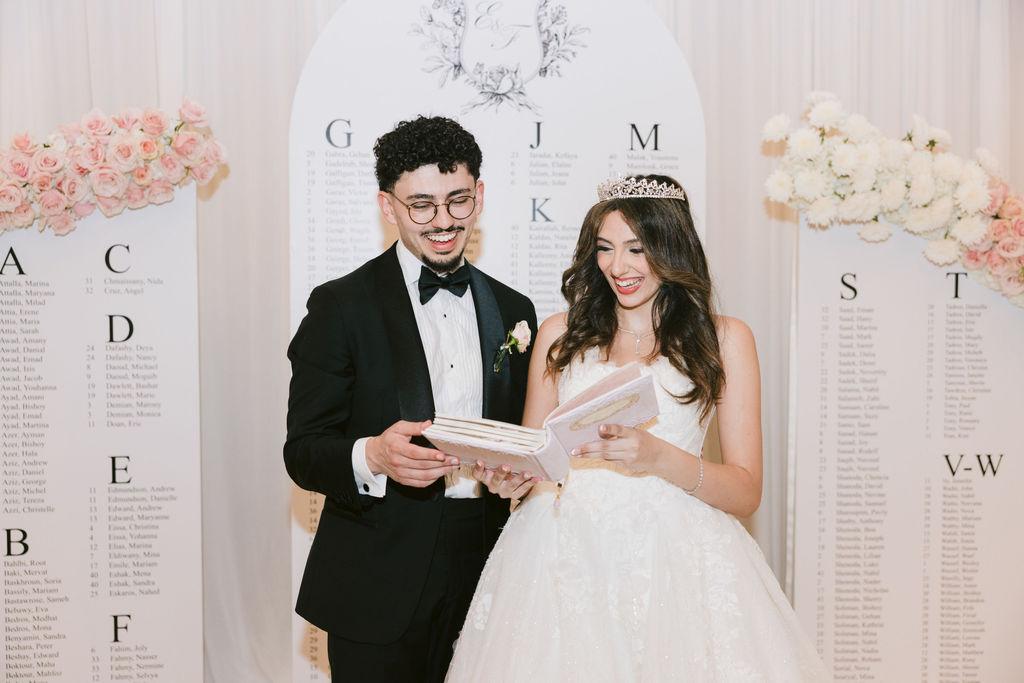 Elaine & Fadi’s Romantic White Wedding with Lush Florals