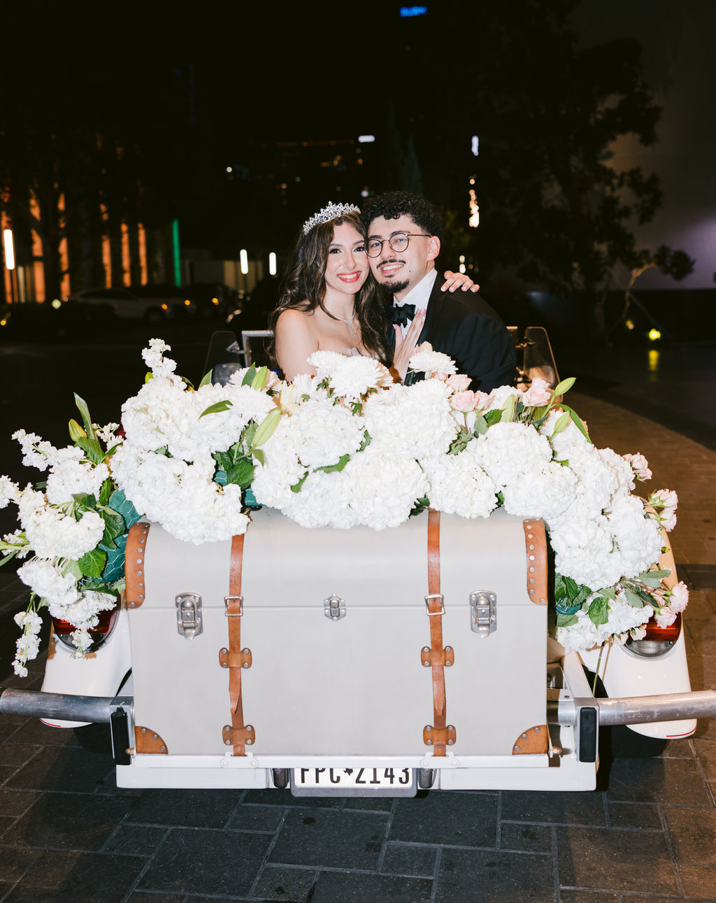 Elaine & Fadi’s Romantic White Wedding with Lush Florals