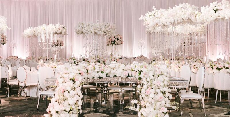 Elaine & Fadi’s Romantic White Wedding with Lush Florals