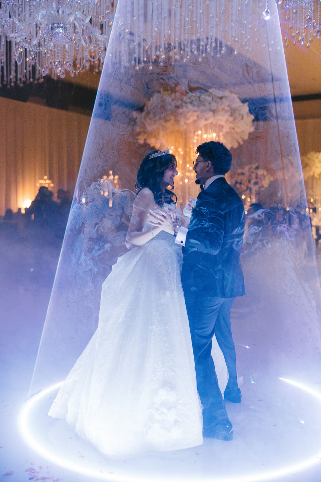 Elaine & Fadi’s Romantic White Wedding with Lush Florals